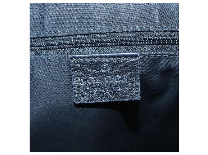 Borsa a Spalla Abbey GG Canvas Gucci Nero Oro 131326 Auth bs26839 D'oro - vista 17