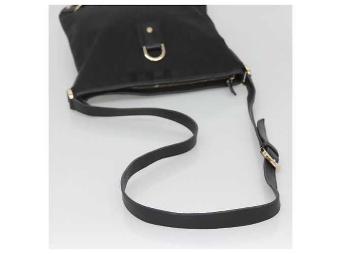 Borsa a Spalla Abbey GG Canvas Gucci Nero Oro 131326 Auth bs26839 D'oro - vista 7