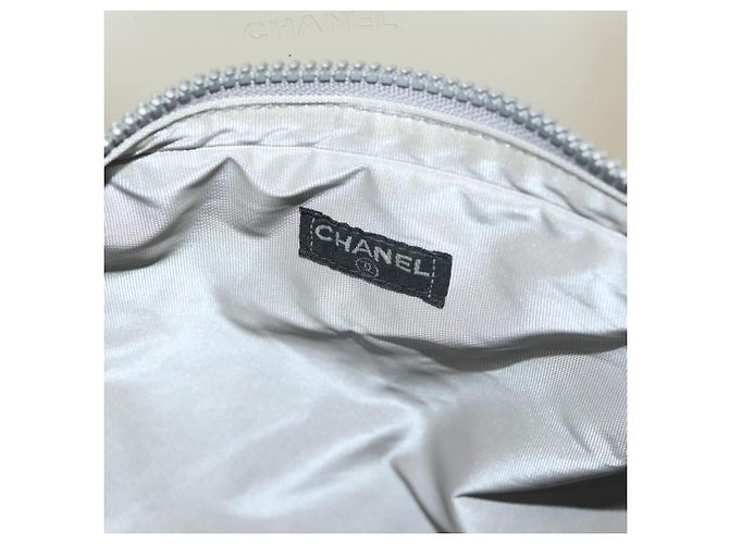 CHANEL Borsa Tote in Gomma Grigia CC Auth hk2818 Marrone - vista 17