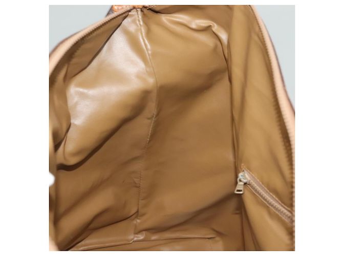 Céline Borsa Boston in tela Macadam CELINE in pelle PVC marrone oro Auth 121130 D'oro - vista 19