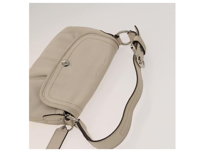 Coach Schultertasche Leder 2Set Braun Hellbeige Auth am8664 - Ansicht 13