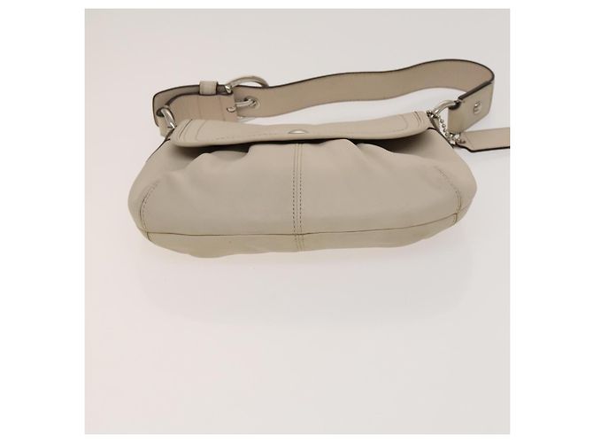 Coach Schultertasche Leder 2Set Braun Hellbeige Auth am8664 - Ansicht 15