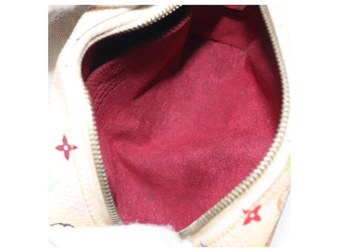 LOUIS VUITTON Trousse Wapity Multicolore Monogramma Bianco M58033 LV Auth 127417 - vista 11
