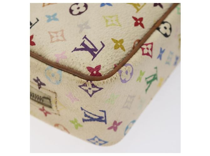 LOUIS VUITTON Trousse Wapity Multicolore Monogramma Bianco M58033 LV Auth 127417 - vista 16