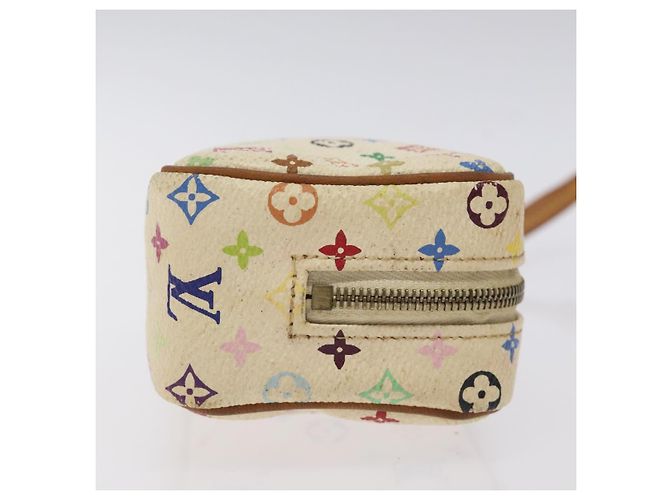 LOUIS VUITTON Trousse Wapity Multicolore Monogramma Bianco M58033 LV Auth 127417 - vista 3