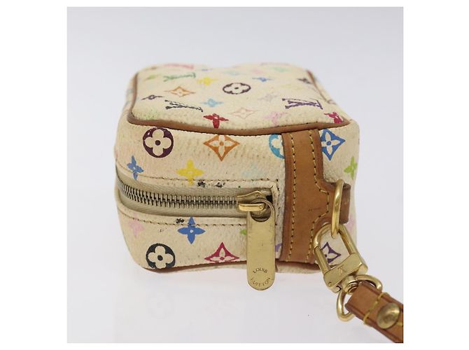 LOUIS VUITTON Trousse Wapity Multicolore Monogramma Bianco M58033 LV Auth 127417 - vista 4