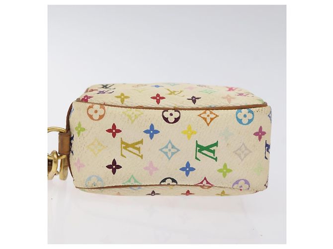 LOUIS VUITTON Trousse Wapity Multicolore Monogramma Bianco M58033 LV Auth 127417 - vista 6