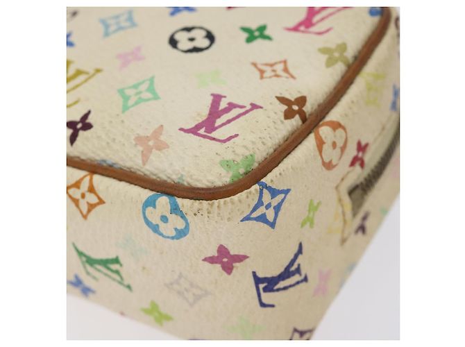 LOUIS VUITTON Trousse Wapity Multicolore Monogramma Bianco M58033 LV Auth 127417 - vista 7
