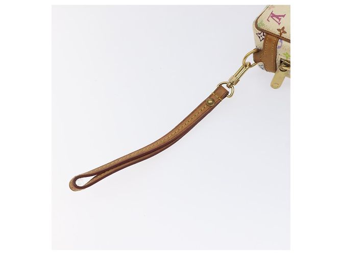 LOUIS VUITTON Trousse Wapity Multicolore Monogramma Bianco M58033 LV Auth 127417 - vista 8