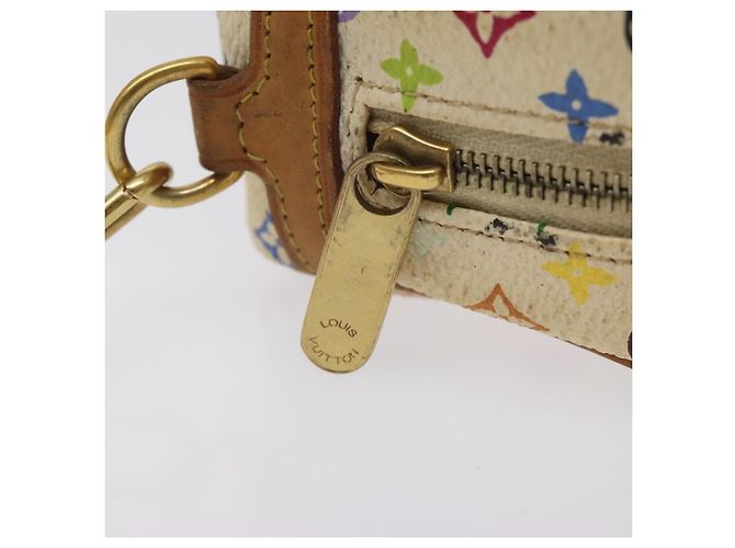 LOUIS VUITTON Trousse Wapity Multicolore Monogramma Bianco M58033 LV Auth 127417 - vista 9