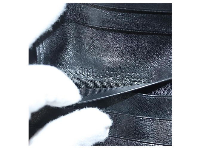 FENDI Geldbörse aus schwarzem Canvas Auth 127954V - Ansicht 11