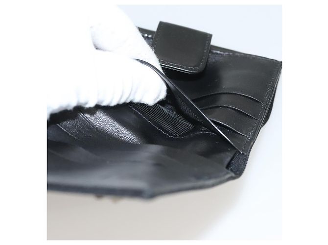 FENDI Geldbörse aus schwarzem Canvas Auth 127954V - Ansicht 20