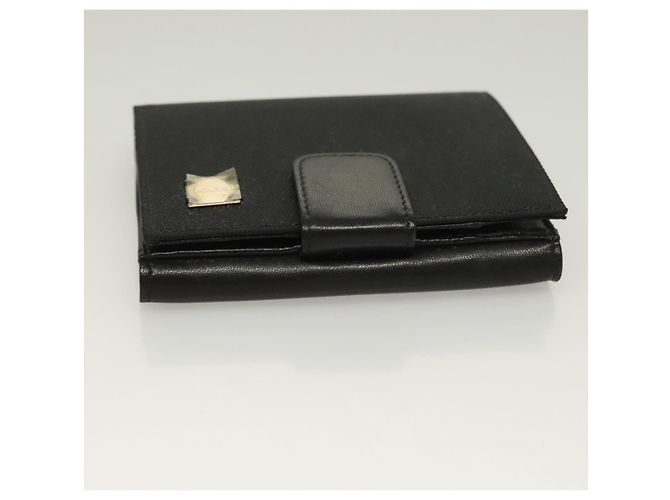 FENDI Geldbörse aus schwarzem Canvas Auth 127954V - Ansicht 5