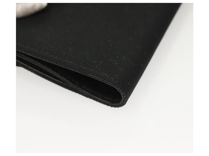 FENDI Geldbörse aus schwarzem Canvas Auth 127954V - Ansicht 7