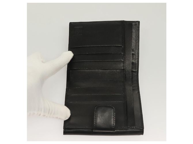 FENDI Geldbörse aus schwarzem Canvas Auth 127954V - Ansicht 8