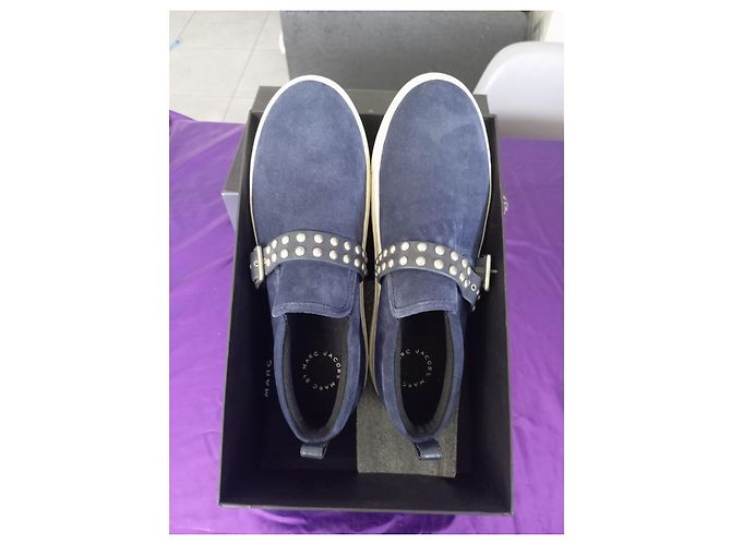 Mocassins azuis e prateados Marc Jacobs tamanho 41 Azul - vista 2