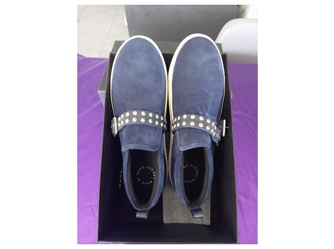 Mocassins azuis e prateados Marc Jacobs tamanho 41 Azul - vista 3