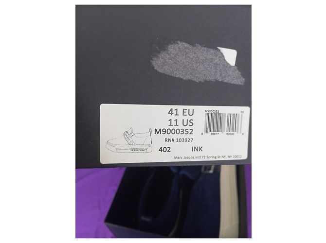 Mocassins azuis e prateados Marc Jacobs tamanho 41 Azul - vista 4