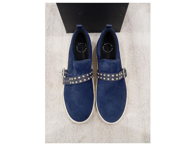Mocassins azuis e prateados Marc Jacobs tamanho 41 Azul - vista 5