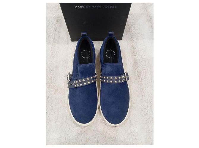 Mocassins azuis e prateados Marc Jacobs tamanho 41 Azul - vista 6