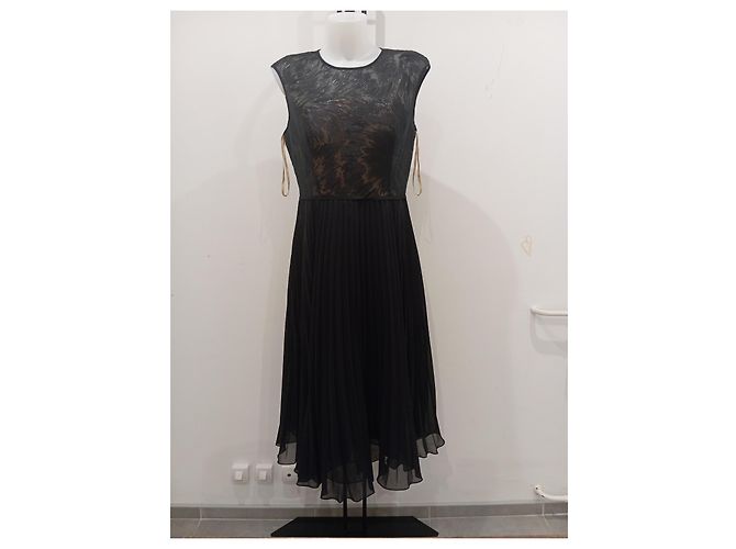 Rene Derhy Derhy T. 44 Cocktailkleid mit Pailletten Schwarz - Ansicht 2