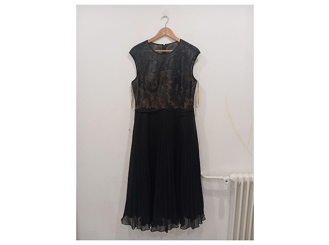 Rene Derhy Derhy T. 44 Cocktailkleid mit Pailletten Schwarz - Ansicht 4