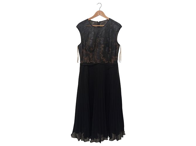 Rene Derhy Derhy T. 44 Cocktailkleid mit Pailletten Schwarz - Ansicht 7