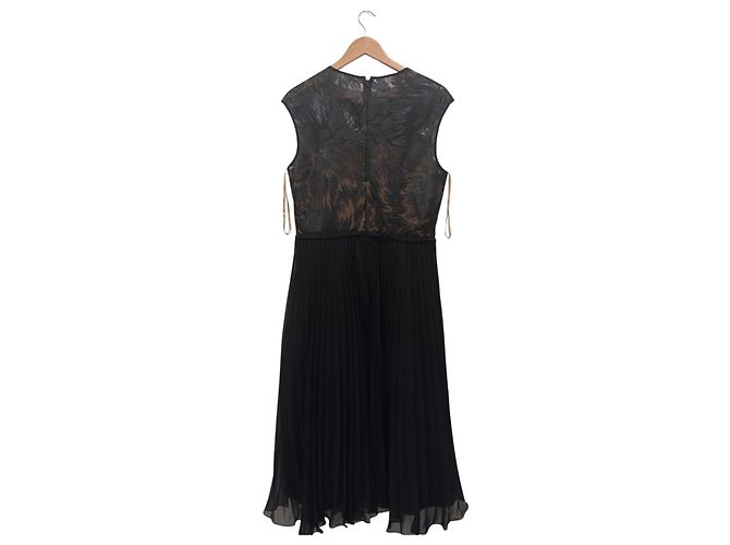 Rene Derhy Derhy T. 44 Cocktailkleid mit Pailletten Schwarz - Ansicht 8