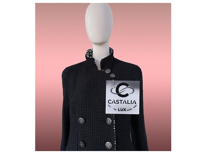 Chanel 12K$ Paris / Shanghai Sequin Black Jacket 40 FR - view 5