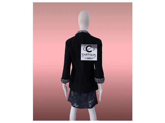 Chanel 12K$ Paris / Shanghai Sequin Black Jacket 40 FR - view 9