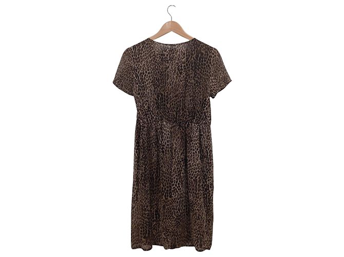 Leopardenkleid Corleone Größe 38 Braun - Ansicht 7