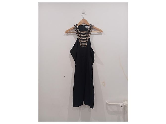 Schwarzes Kleid Les petites T. 42 - Ansicht 4