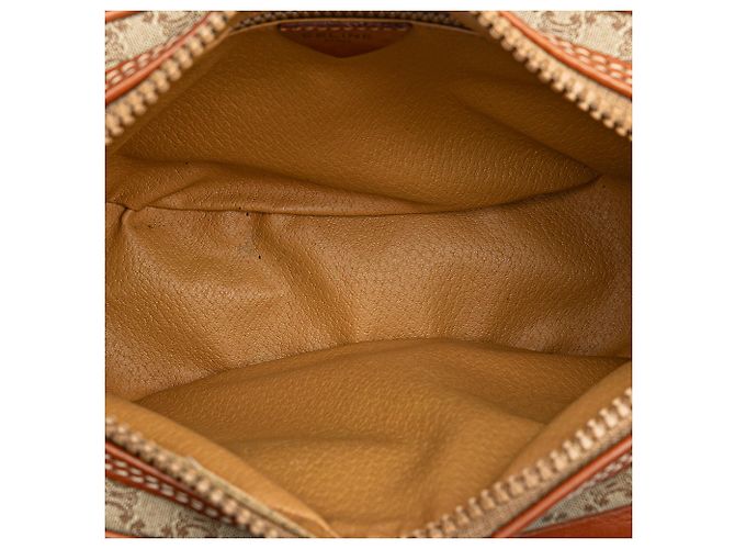 Céline Celine Beige Macadam beschichtetes Canvas Crossbody - Ansicht 4