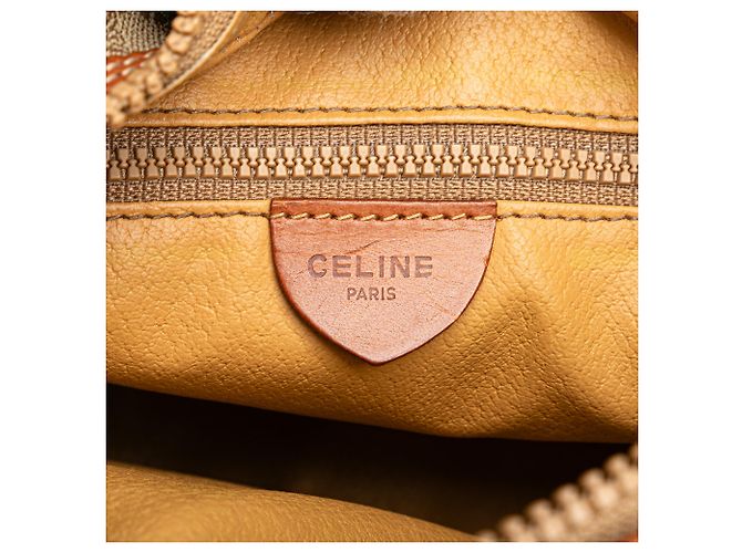 Céline Celine Beige Macadam beschichtetes Canvas Crossbody - Ansicht 5