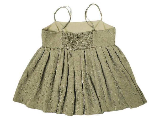 Autre Marque nano universe LB.03 Twill Camisole Bluse mit Waschern Grün - Ansicht 2