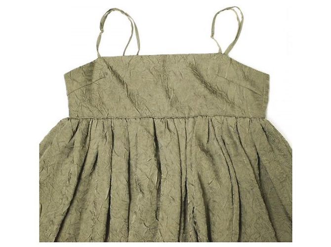 Autre Marque nano universe LB.03 Twill Camisole Bluse mit Waschern Grün - Ansicht 4