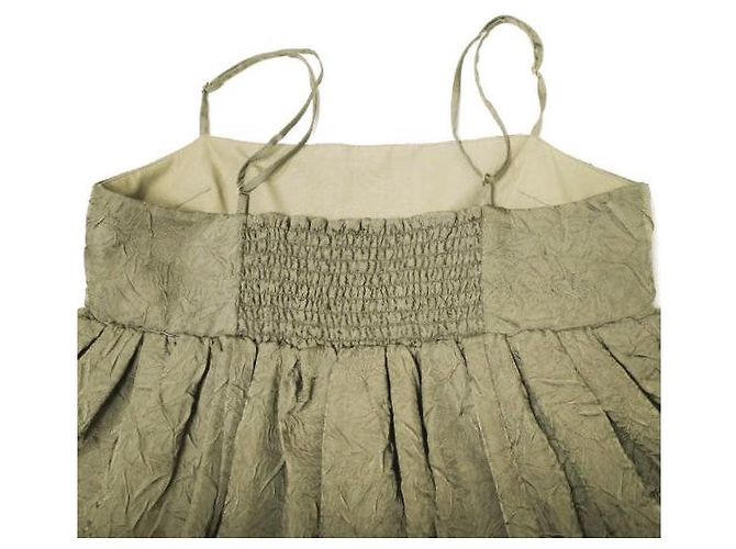Autre Marque nano universe LB.03 Twill Camisole Bluse mit Waschern Grün - Ansicht 5