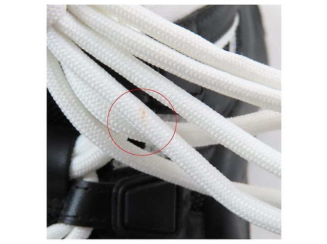 Sneakers alte Monogram Louis Vuitton 35.5 Nero Bianco - vista 15