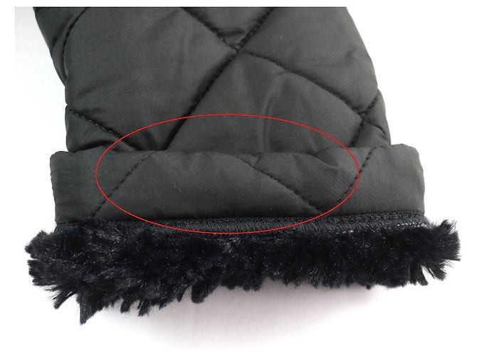 Autre Marque Abrigo acolchado de doble botonadura Mackintosh Negro 36 - vista 11