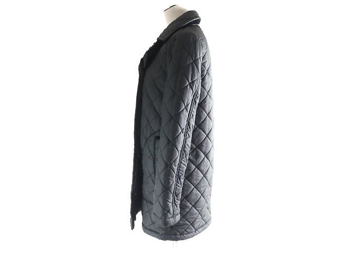 Autre Marque Abrigo acolchado de doble botonadura Mackintosh Negro 36 - vista 2