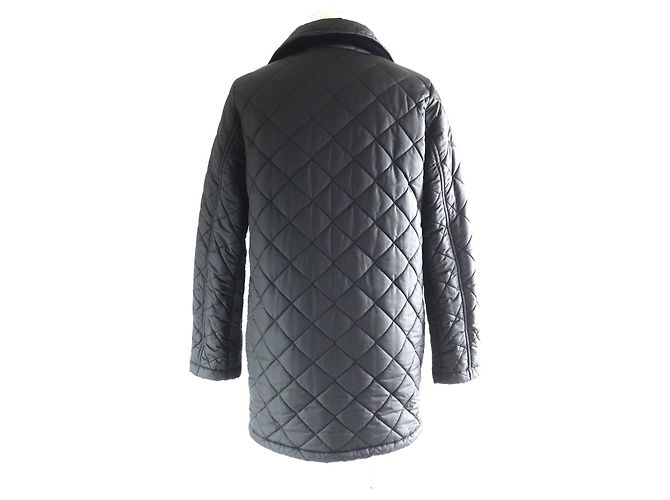 Autre Marque Abrigo acolchado de doble botonadura Mackintosh Negro 36 - vista 3