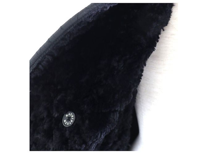 Autre Marque Abrigo acolchado de doble botonadura Mackintosh Negro 36 - vista 5