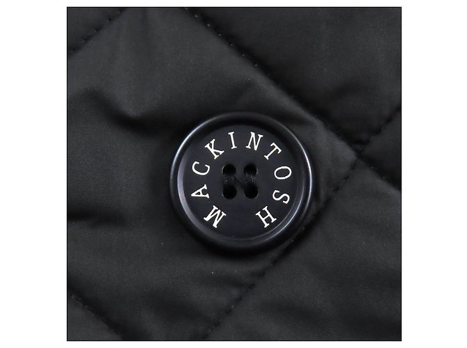 Autre Marque Abrigo acolchado de doble botonadura Mackintosh Negro 36 - vista 6