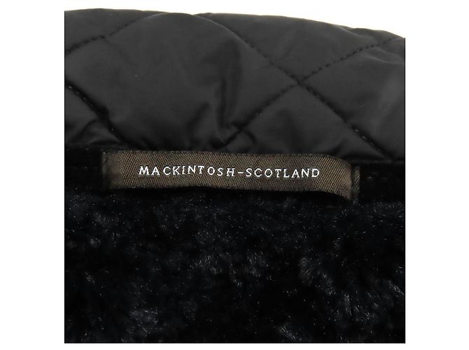 Autre Marque Abrigo acolchado de doble botonadura Mackintosh Negro 36 - vista 7