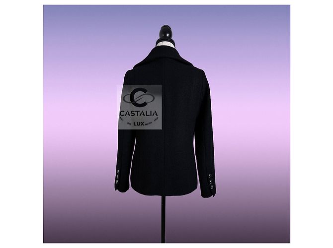 Chanel Neue schwarze Tweedjacke 2022 Größe 38 FR - Ansicht 13