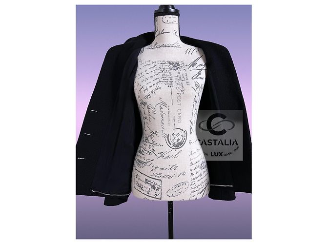 Chanel Neue schwarze Tweedjacke 2022 Größe 38 FR - Ansicht 14