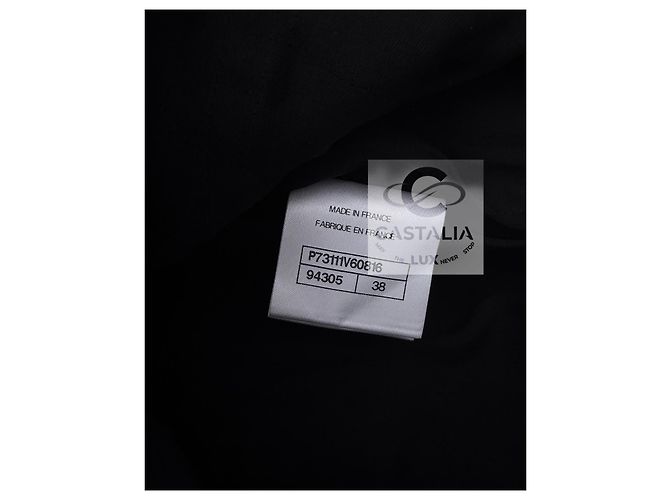 Chanel Neue schwarze Tweedjacke 2022 Größe 38 FR - Ansicht 16