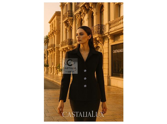 Chanel Neue schwarze Tweedjacke 2022 Größe 38 FR - Ansicht 8