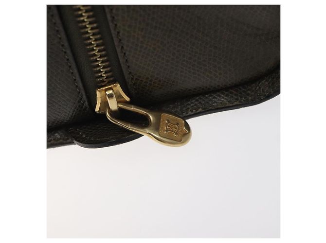 Céline Borsa a Spalla CELINE in Pelle Verde Oro Auth 125743 D'oro - vista 10