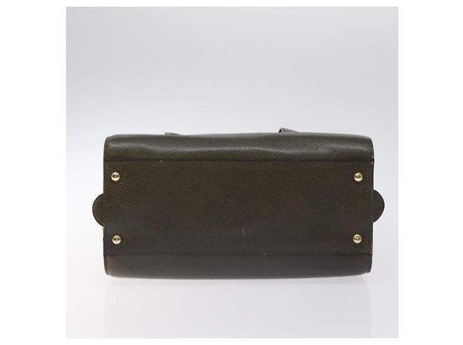 Céline Borsa a Spalla CELINE in Pelle Verde Oro Auth 125743 D'oro - vista 5